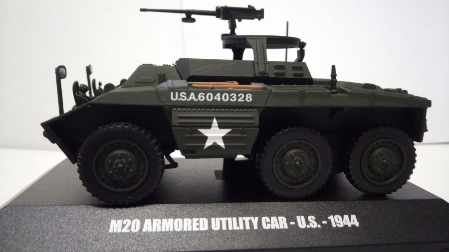 M20 Armored utility  1944 в масштабе 1/43 (Criel Models-Deagostini)