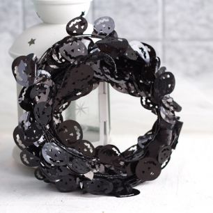 Гирлянда к Хэллоуину - Венок Тыковки 15 см.