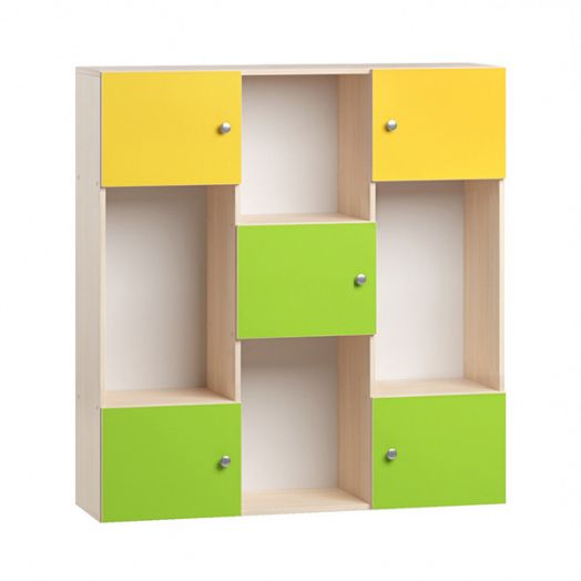 РСН-0164 Стеллаж для игрушек "Солнышко" (1200x320x1300 мм)