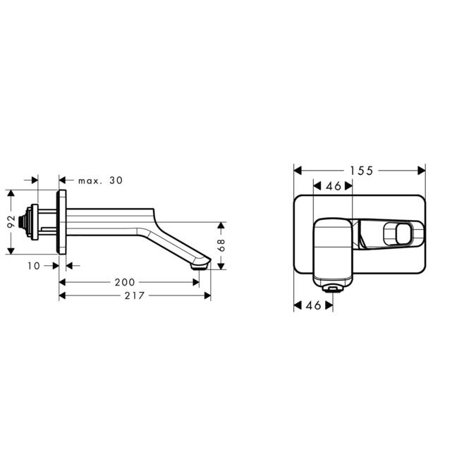 Смеситель Hansgrohe AXOR Urquiola для раковины 11026000 ФОТО