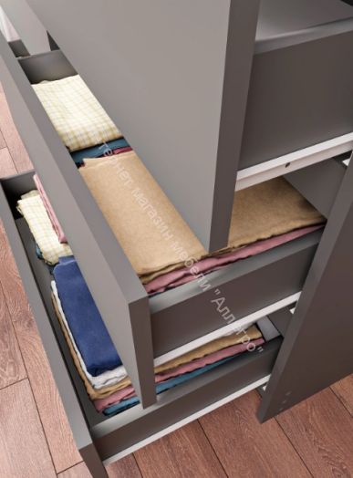 Комод "Мори" МК1200.8 Графит