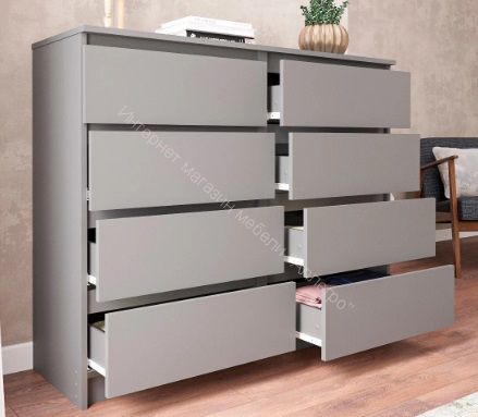 Комод "Мори" МК1200.8 Графит