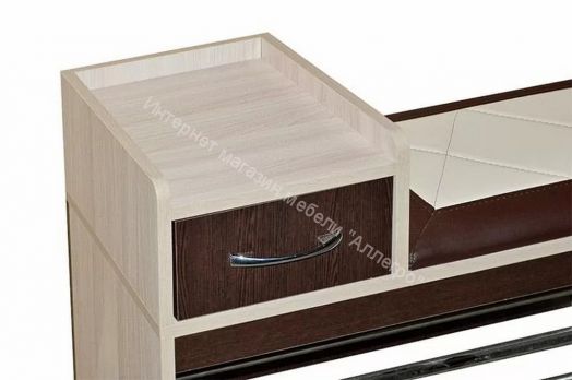Тумба “Ольга 5” (Ясень Шимо Светлый/Венге)
