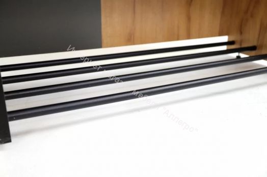 Прихожая Ольга-Лофт 1 (Дуб Крафт Золотой/Темно-Серый)