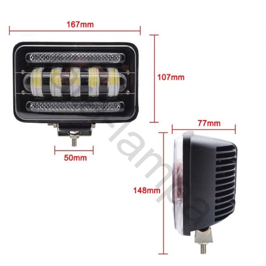 Фара дополнительного с границей комбинированного света 50 ватт