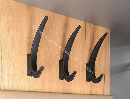 Прихожая Ольга-Лофт 2 (Дуб Крафт Золотой/Темно-Серый)