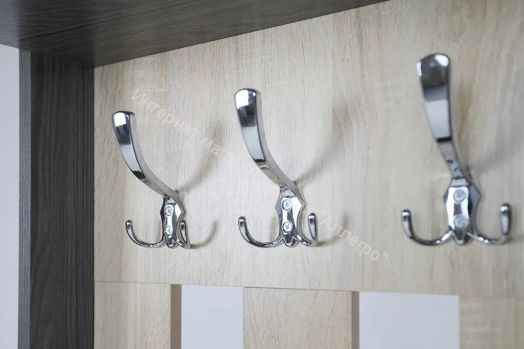 Прихожая Гретта 1 (Ясень Черный/Дуб Сонома)