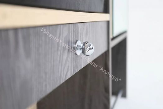 Прихожая Гретта 1 (Ясень Черный/Дуб Сонома)