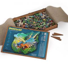 Деревянный пазл Динозавр