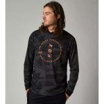 Fox Clean Up LS Tech Tee Black Camo футболка