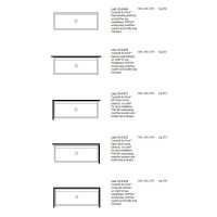 Керамическая ванна Nic Design Pool Maxi с полочкой 180x90x57 014 4 схема 3