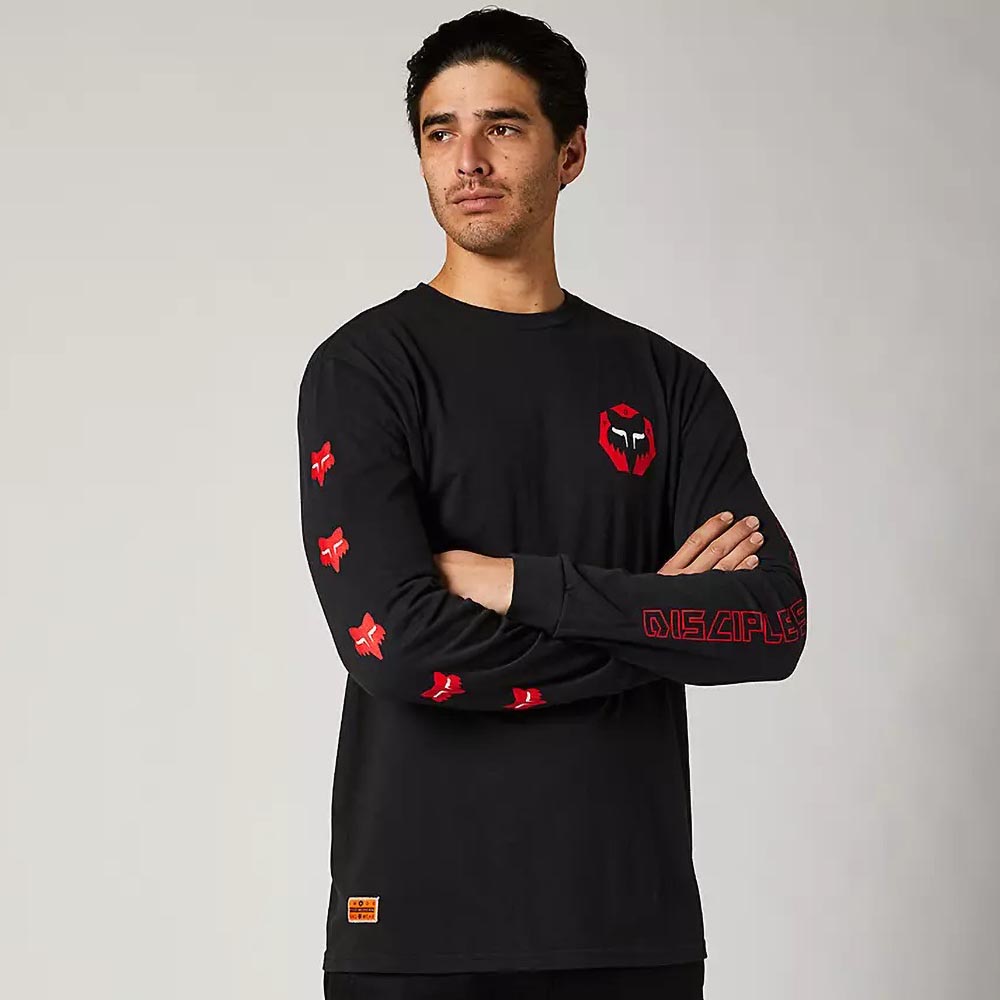 Fox Nobyl LS Tee Black футболка