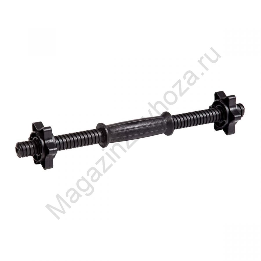 Гриф гантельный ZSO, D-25, L400, пластик ABS (внутри металический пруток ?-16 мм), замок-гайки Вейде