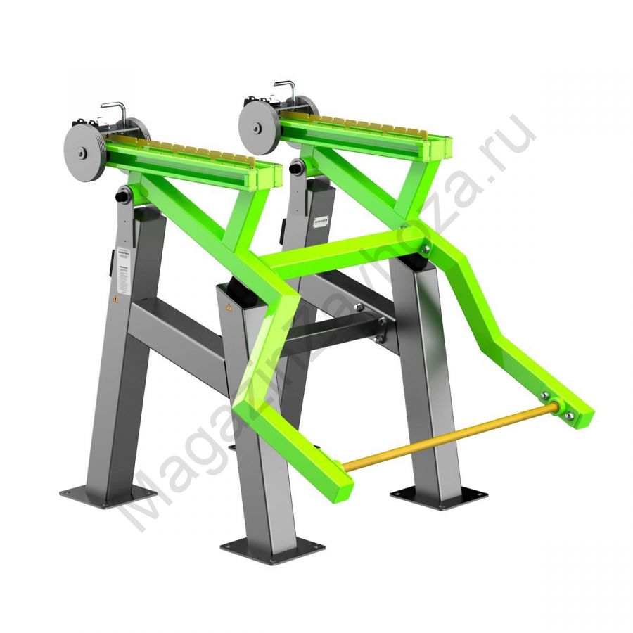 Power-1816 Уличный тренажер Мультиштанга с переменной нагрузкой Zavodsporta