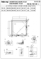Душевая кабина Kolpa San ATLAS TK без крыши схема 3