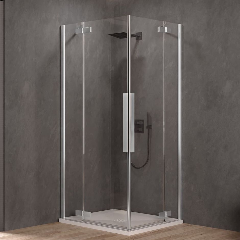 Изображение Квадратный душевой уголок Kolpa San POLARIS Q 5153 с двойной дверью