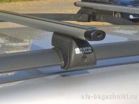 Багажник на крышу - аэродинамические дуги на рейлинги Peugeot Partner 2008-..., Евродеталь