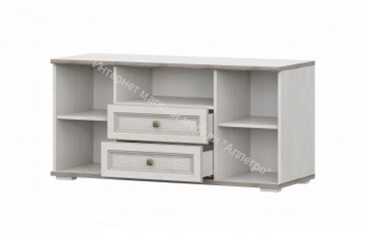 Тумба Александрия ТБ-107 (1250 мм) с 2 ящиками и нишей