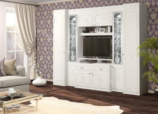 Модульная Гостиная Мария Луиза  (Бодега Белый)
