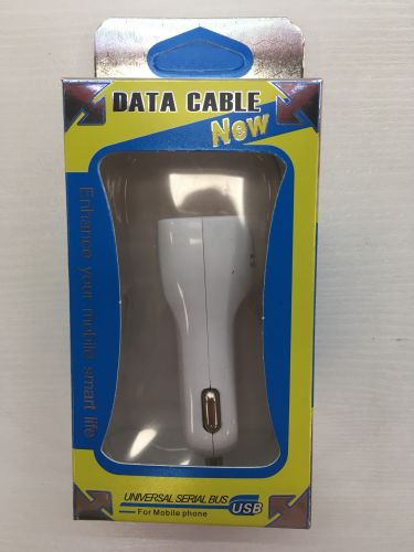 Автомобильное ЗУ для телефона DATA CABLE, 2A, 2USB