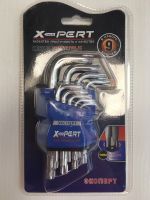 Набор ключей "Звёздочка" X-PERT, 10-50 мм, 9 предметов, малый