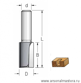 Фреза пазовая 12 x 75 x 133 x S12 WPW P201202