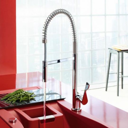 Смеситель Hansgrohe AXOR Citterio для кухни 39840800 схема 3