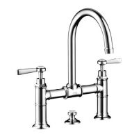 Смеситель Hansgrohe AXOR Montreux для раковины 16511000 схема 2