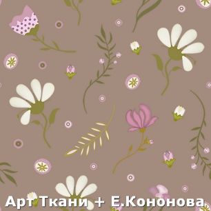 Ткань хлопок для шитья кукол Е.Кононова 302