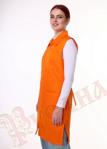 жилет для продавцов на молнии