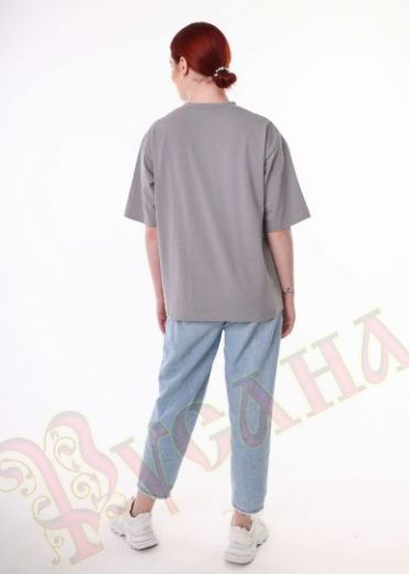 футболка оверсайз со спины