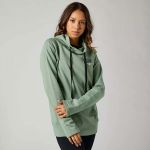 Fox Clean Up Pullover Fleece Sage толстовка женская