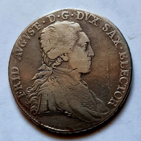 1 гульден 2/3 талера 1801 Саксония Германия XF