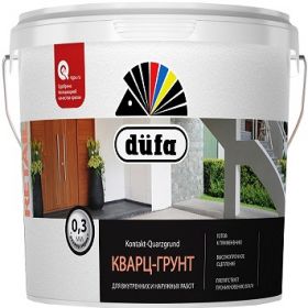 Грунт Контактный Dufa KONTAKT-QUARZGRUND RD328 20кг Белый для Внутренних и Наружных Работ