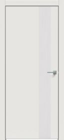 Межкомнатная Дверь Каркасно-Щитовая Triadoors Concept Белоснежно Матовая 703 ПО Без Стекла с Декором Дуб Серена Светло-Серая / Триадорс