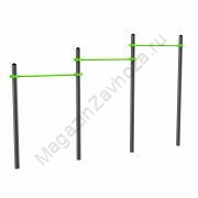 W211 GTO Перекладины разноуровневые для подтягивания из виса на высокой перекладине  Zavodsporta