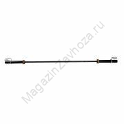 Гриф для штанги ZSO BLACK, D-50, L2010, женский прямой, гладкая втулка, до 480 кг, замки-пружины