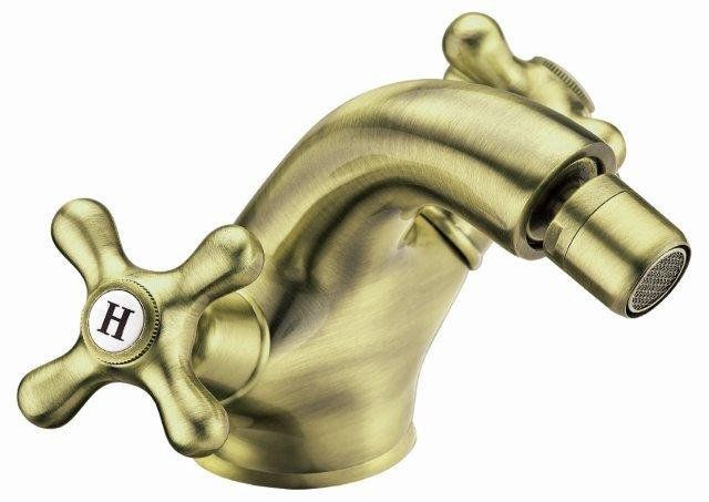 Двухвентильный смеситель Cezares Retro для биде RETRO-C-BS1-01