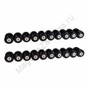 Гантельный ряд ZSO 27,5 кг - 50 кг (10 пар), шаг 2,5 кг, BASIC