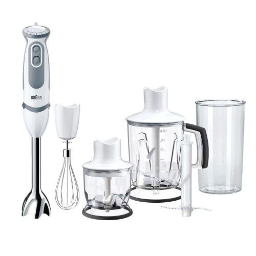 Погружной блендер Braun MQ5245WH, белый/серый