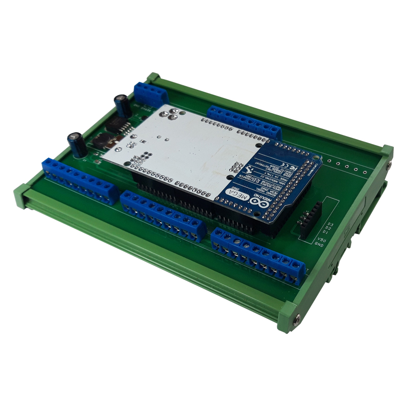 Терминальный адаптер ардуино 2560 на DIN рейку