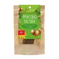 Фруктовая пастила Киви с бананом и медом, 50 гр.