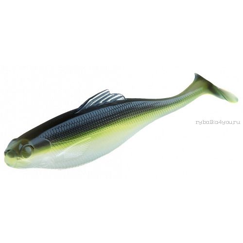 Виброхвосты съедоб. искусст. LJ Pro Series Roach Paddle Tail 9.89 см / 6 шт. в уп. / цвет:G02