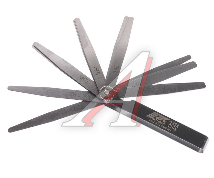 Набор щупов 0.05-1.0мм прямых остроконечных для установки зазора 20шт. JTC