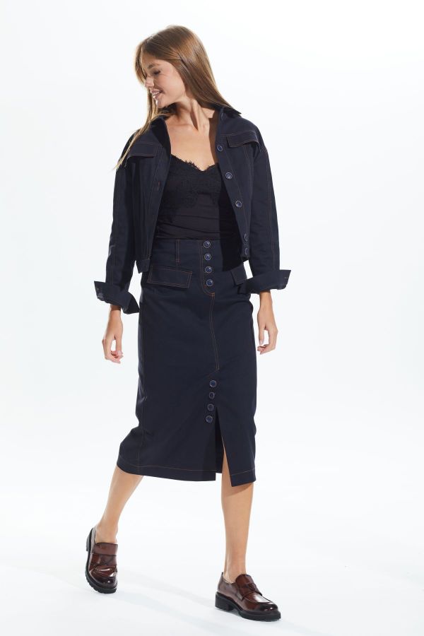 Костюм с юбкой 163.1 | р. 42-50