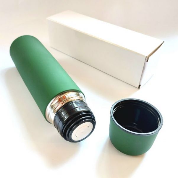 Термос Soft зеленый