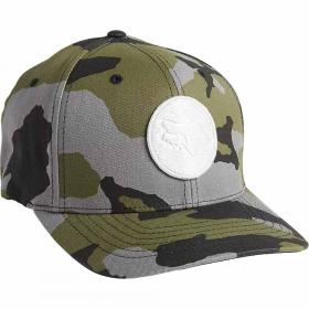 Fox Session Flexfit Hat Green Camo бейсболка