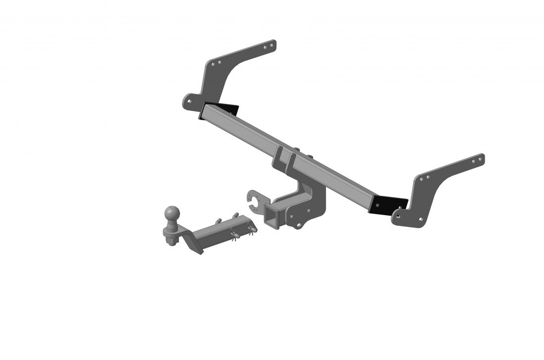 Фаркоп для Renault Duster 2011-2015, 2015-2021, 2021-, Nissan Terrano 2014- без снятия и подрезки бампера. Тип шара: E (легкосъемный шар под квадрат).