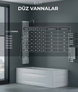 LAVANNA | Elit Seriyası | Düz Vannalar