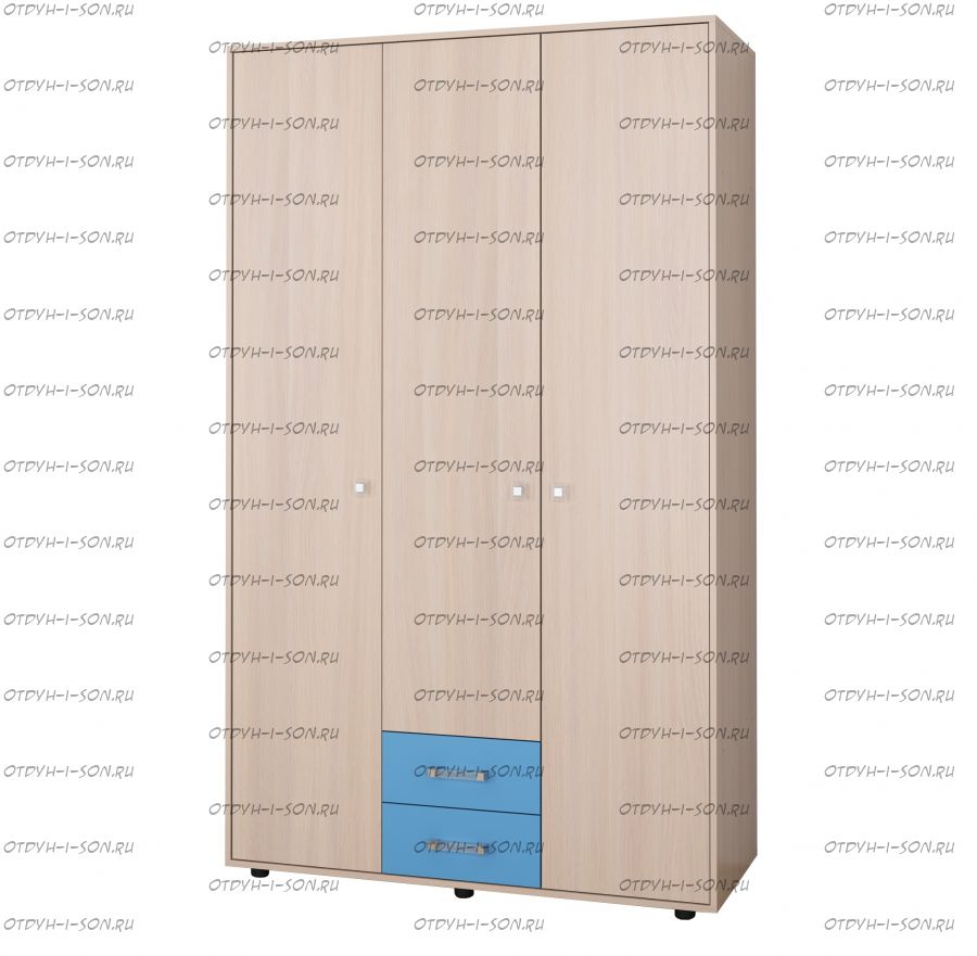 Шкаф для одежды Дельта-3.03 (130х55х216)